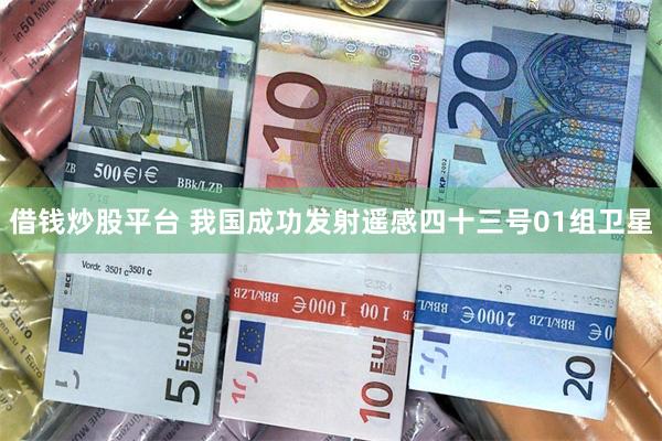 借钱炒股平台 我国成功发射遥感四十三号01组卫星