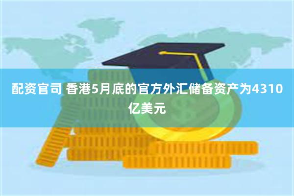 配资官司 香港5月底的官方外汇储备资产为4310亿美元