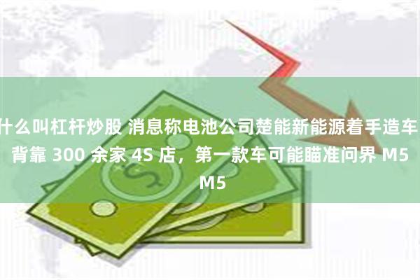 什么叫杠杆炒股 消息称电池公司楚能新能源着手造车：背靠 300 余家 4S 店，第一款车可能瞄准问界 M5